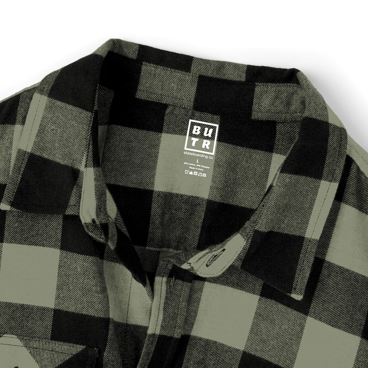 BUTR Heart Logo Unisex Flannel Shirt