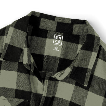 BUTR Heart Logo Unisex Flannel Shirt