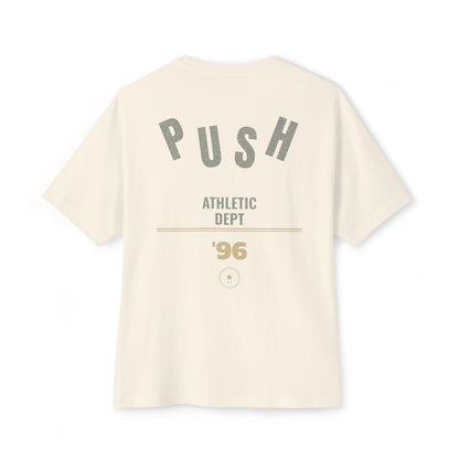 BUTR Push Athletic Dept '96 Varsity Skate T-Shirt | Retro 90s Collegiate Graphic Tee