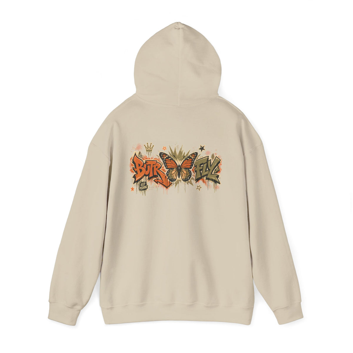 BUTR 'Butrfly' Graffiti Hooded Sweatshirt