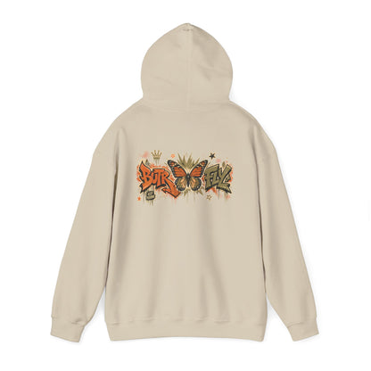 BUTR 'Butrfly' Graffiti Hooded Sweatshirt
