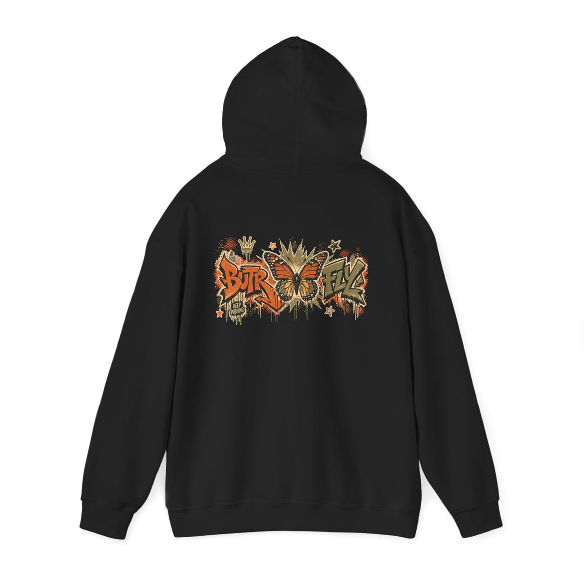BUTR 'Butrfly' Graffiti Hooded Sweatshirt