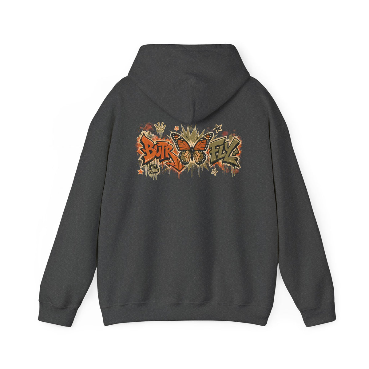 BUTR 'Butrfly' Graffiti Hooded Sweatshirt