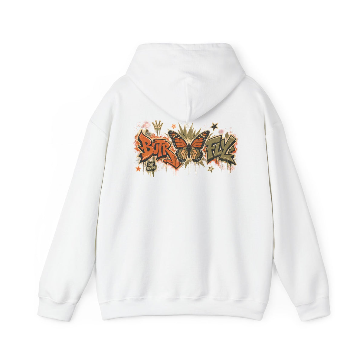 BUTR 'Butrfly' Graffiti Hooded Sweatshirt