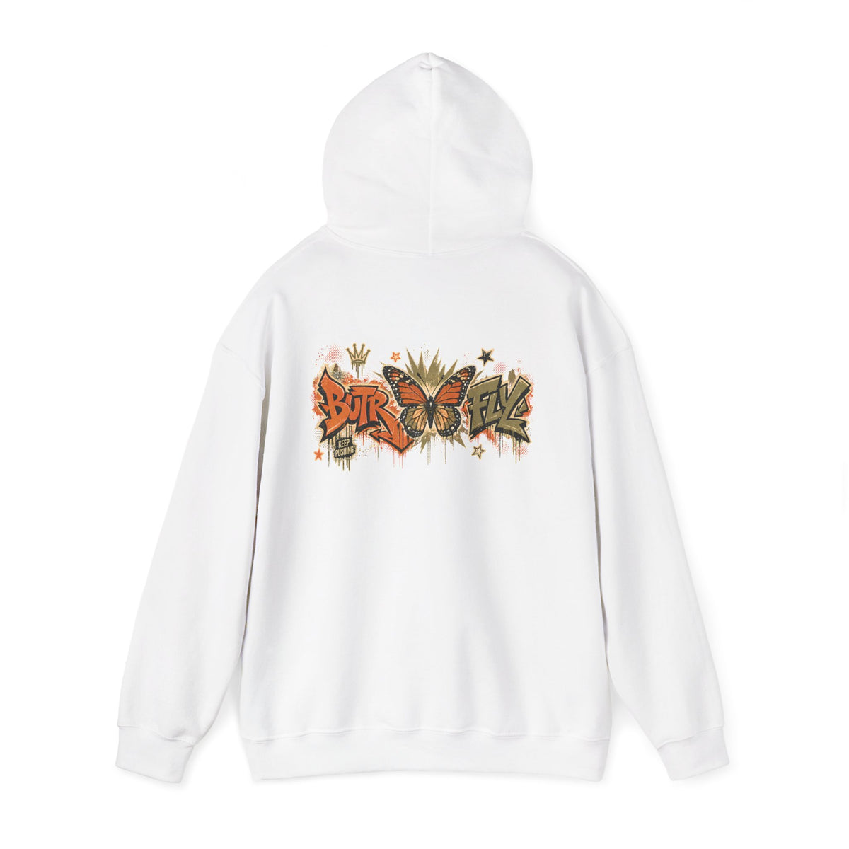 BUTR 'Butrfly' Graffiti Hooded Sweatshirt