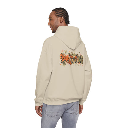 BUTR 'Butrfly' Graffiti Hooded Sweatshirt