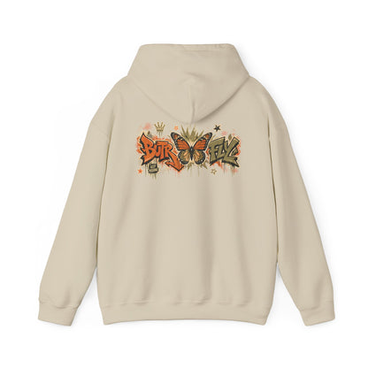 BUTR 'Butrfly' Graffiti Hooded Sweatshirt