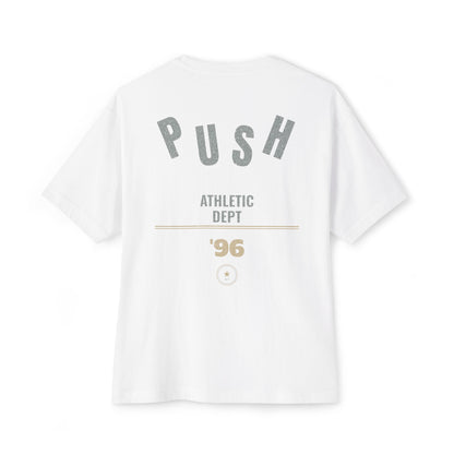 BUTR Push Athletic Dept '96 Varsity Skate T-Shirt | Retro 90s Collegiate Graphic Tee