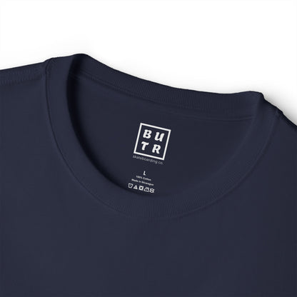 BUTR Push Athletic Dept '96 Varsity Skate T-Shirt | Retro 90s Collegiate Graphic Tee