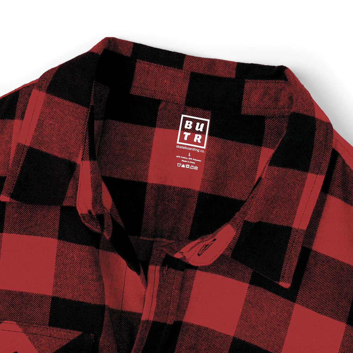 BUTR Heart Logo Unisex Flannel Shirt