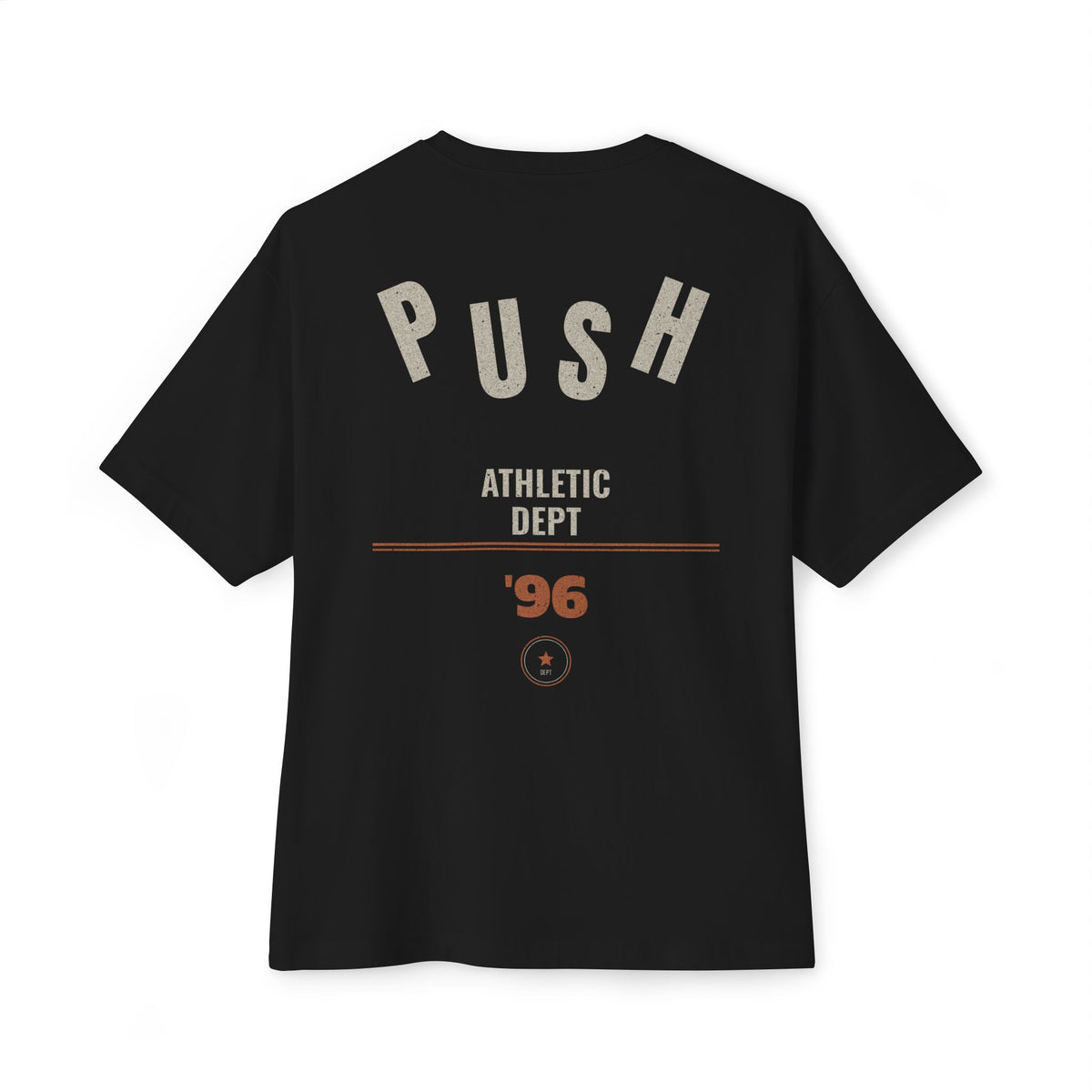 BUTR Push Athletic Dept '96 Varsity Skate T-Shirt | Retro 90s Collegiate Graphic Tee