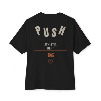 BUTR Push Athletic Dept '96 Varsity Skate T-Shirt | Retro 90s Collegiate Graphic Tee