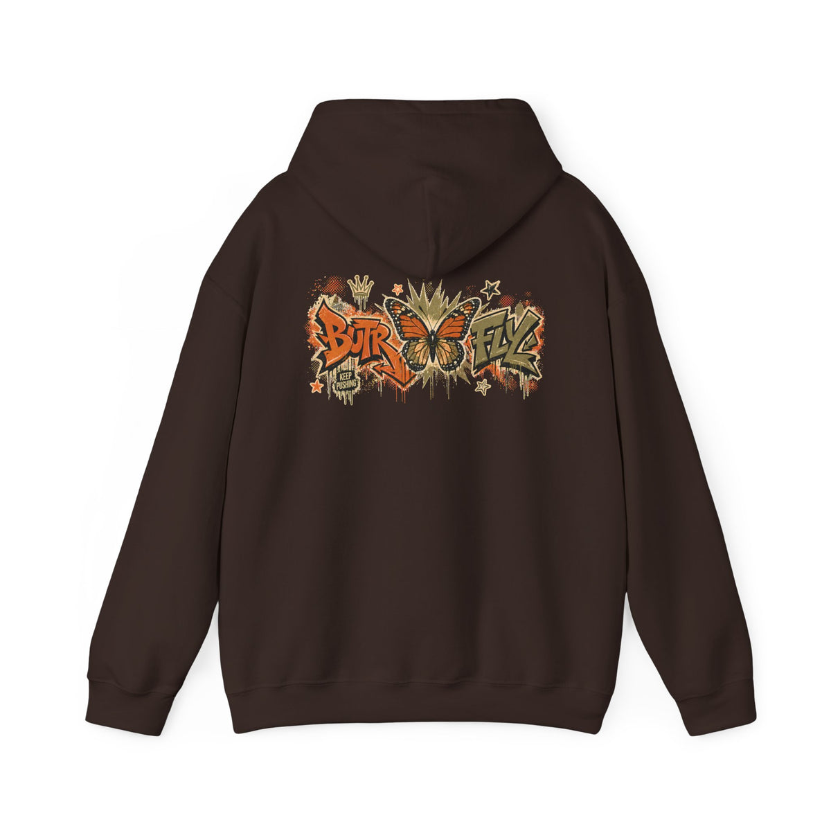 BUTR 'Butrfly' Graffiti Hooded Sweatshirt