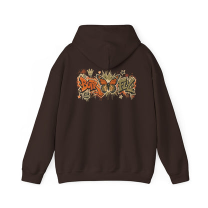 BUTR 'Butrfly' Graffiti Hooded Sweatshirt
