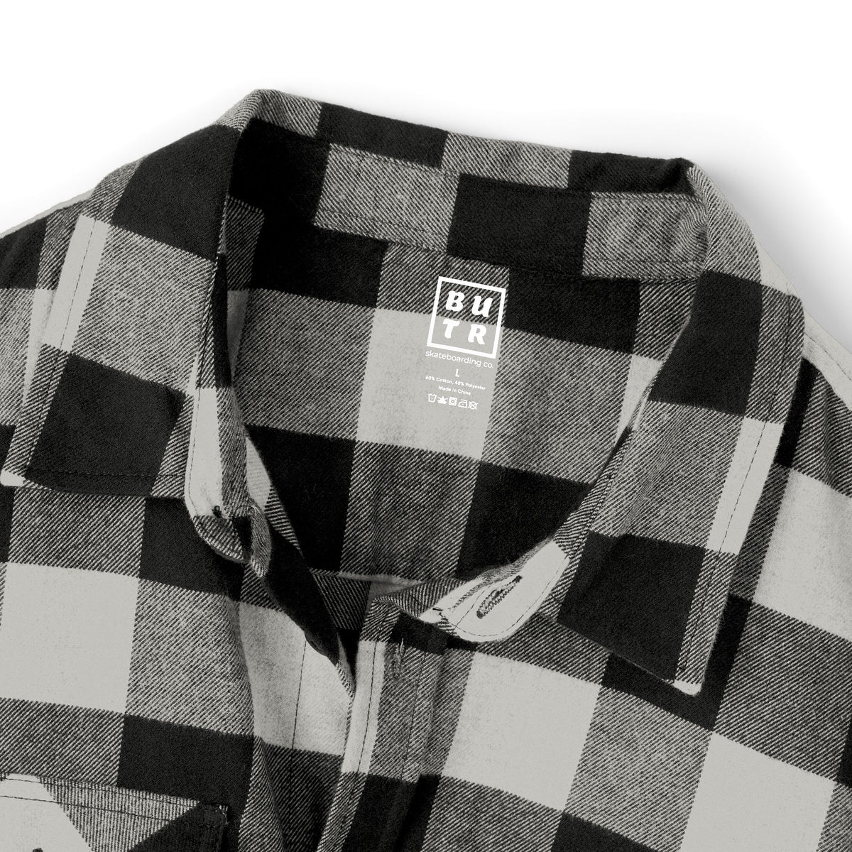 BUTR Heart Logo Unisex Flannel Shirt