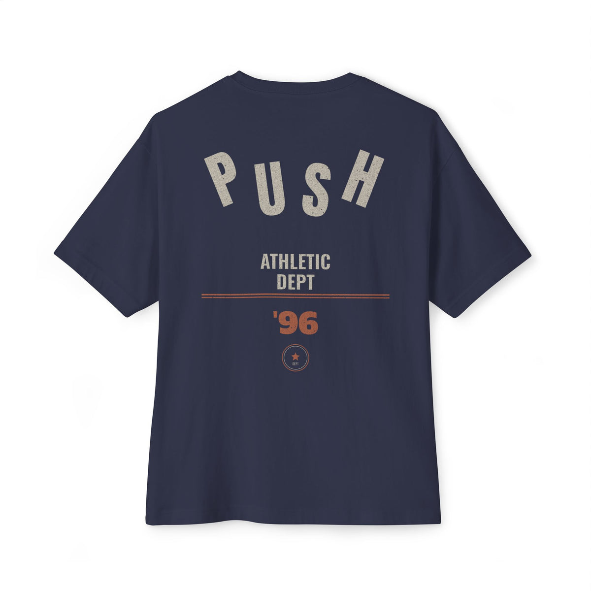 BUTR Push Athletic Dept '96 Varsity Skate T-Shirt | Retro 90s Collegiate Graphic Tee