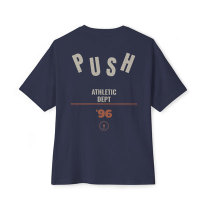BUTR Push Athletic Dept '96 Varsity Skate T-Shirt | Retro 90s Collegiate Graphic Tee