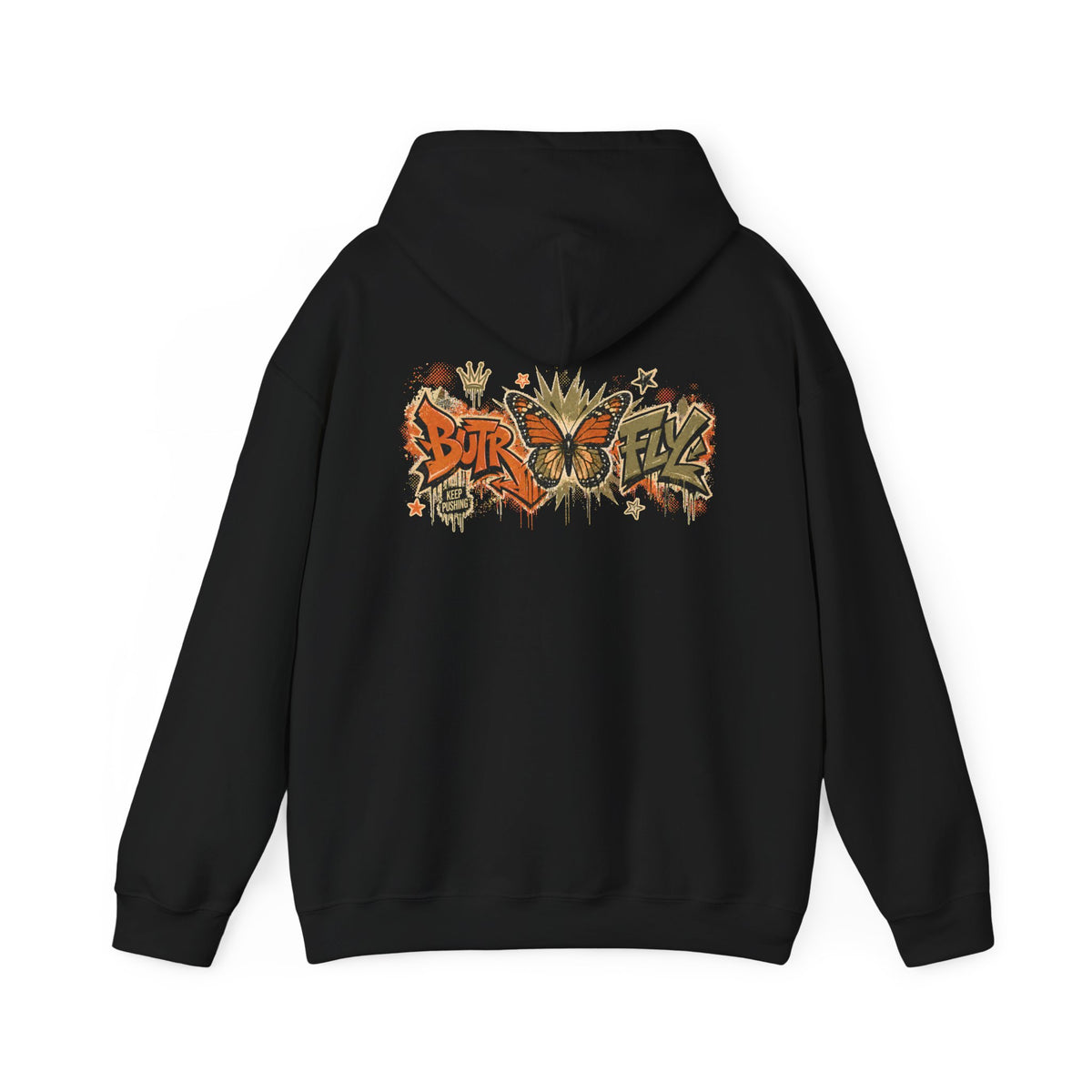 BUTR 'Butrfly' Graffiti Hooded Sweatshirt