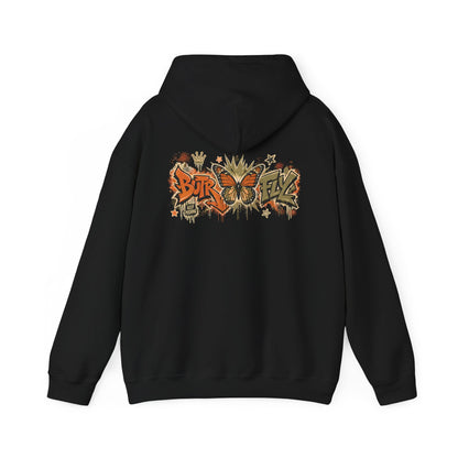 BUTR 'Butrfly' Graffiti Hooded Sweatshirt