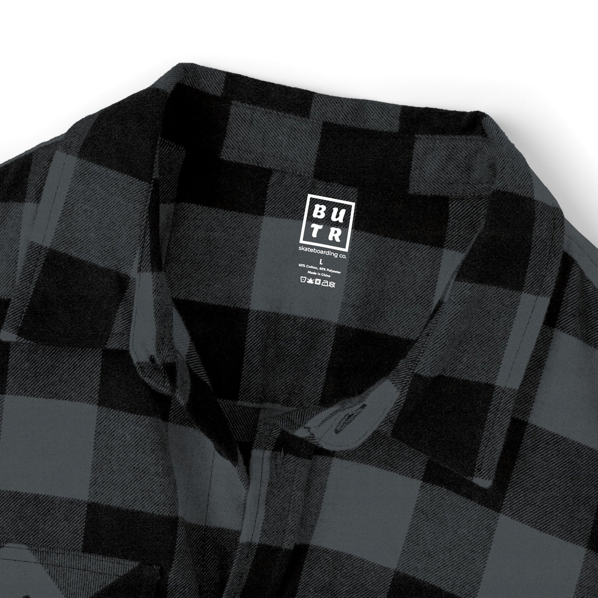 BUTR Heart Logo Unisex Flannel Shirt