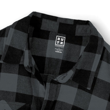 BUTR Heart Logo Unisex Flannel Shirt