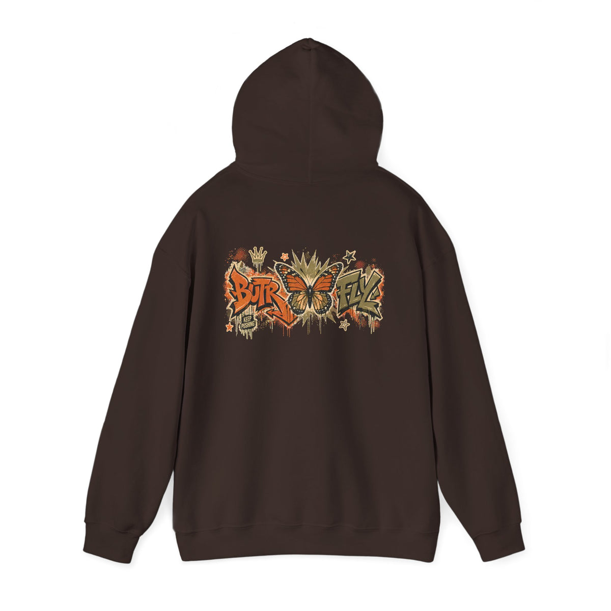 BUTR 'Butrfly' Graffiti Hooded Sweatshirt